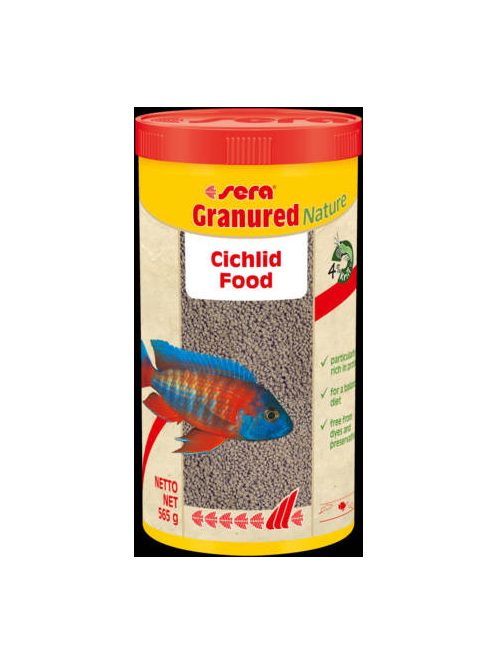 Sera Nature Granured - granulátum táplálék díszahalak számára (1000ml)