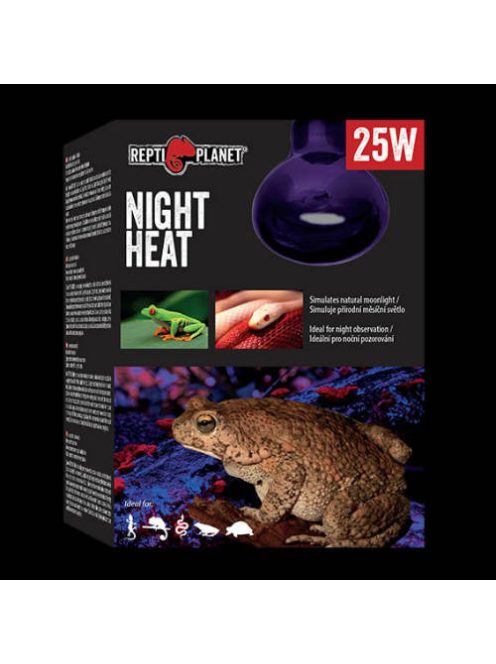 Repti Planet Night Heat - Természetes holdfényt sugárzó izzó (25W)