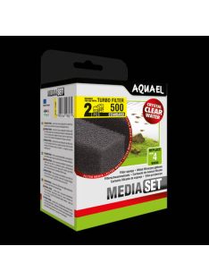   AquaEl Media Set Turbo filter 500 Standard - cserélhető szivacsbetét (2db)