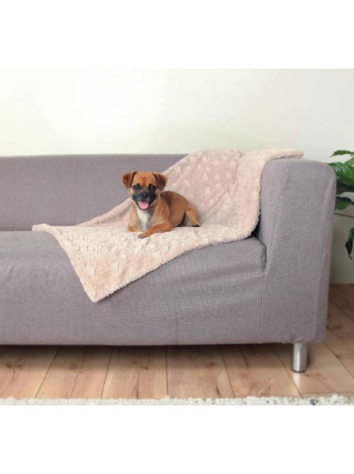 Trixie Cosy Blanket - mintás takaró (bézs) kutyák részére (150x100cm)
