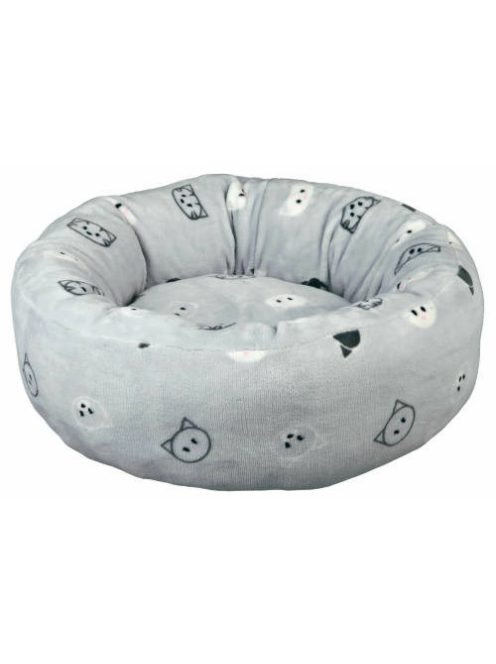 Trixie Mimi Bed - kerek, peremes fekhely (világosszürke) macskák részére (Ø50cm)