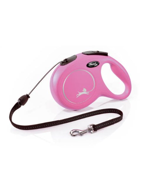 KT.Flexi New Classic "M" (pink) - zsinóros automata póráz (8m)