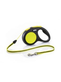   KT.Flexi New Neon "S" - zsinóros automata póráz sárga (5m)