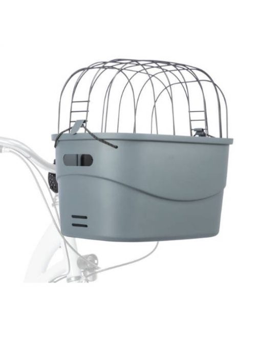 Trixie Front Bicycle Basket - szállítókosár kerékpárra (szürke) 42x39x30cm