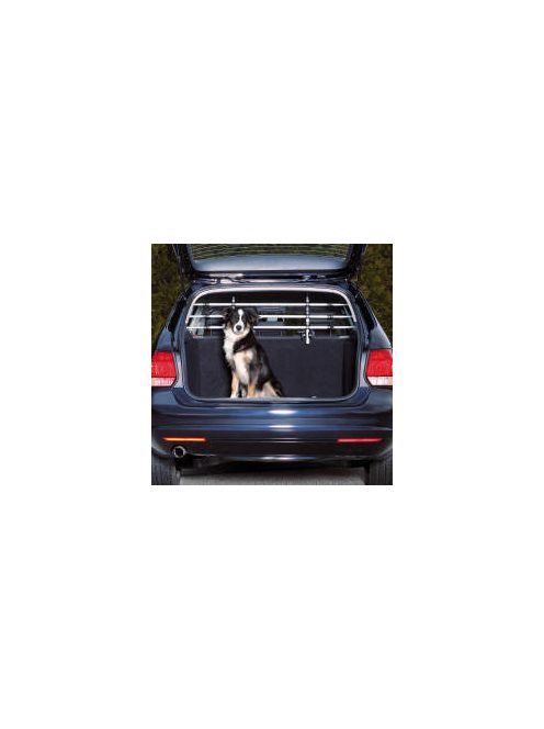 Trixie Car Grid - autóba való térelválasztó - ezüst/fekete - (sz:96-163cm, m:34-48cm)