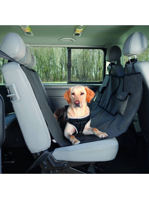 Trixie Car Seat Cover - autós üléstakaró (hátsó ülésre,szürke) 1,45x1,40m