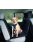 Trixie Protective Car Seat Cover, dividable - autós üléstakaró (hátsó ülésre,fekete) 1,45x1,60m