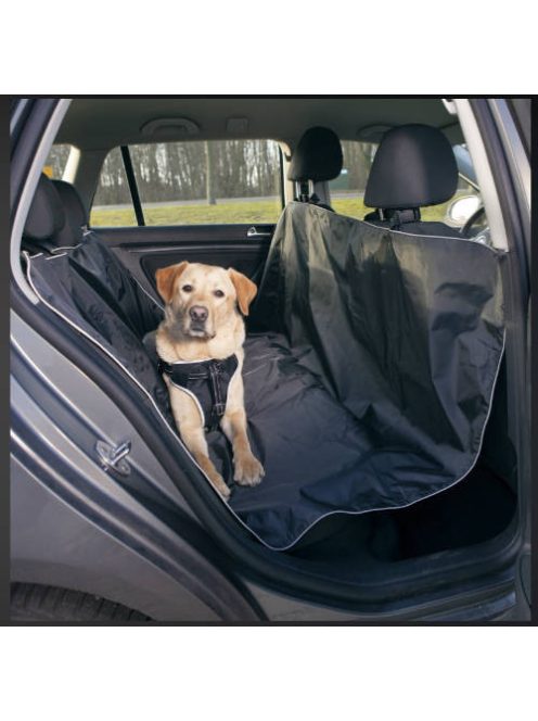 Trixie Car Seat Cover - autós üléstakaró (hátsó ülésre,fekete) 1,45x1,60m