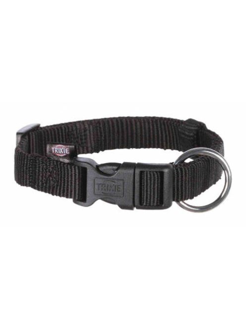 KT24: Trixie Classic nyakörv - fekete (M-L) 35-55cm/20mm
