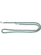 Trixie Cavo Leash - kiképzőpóráz fonott kötélből (benzin/zsálya) S-M (2m/Ø12mm)