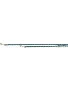 Trixie Cavo Leash - kiképzőpóráz fonott kötélből (benzin/zsálya) S-M (2m/Ø12mm)
