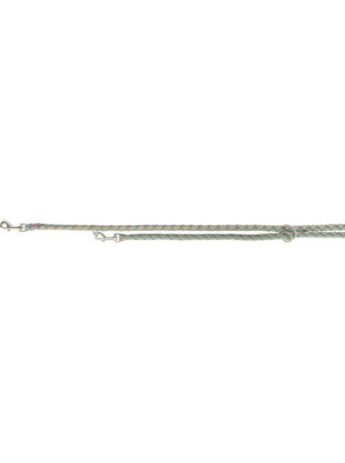 Trixie Cavo Leash - kiképzőpóráz fonott kötélből (zsálya/homok) S-M (2m/Ø12mm)