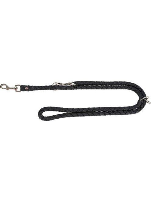 Trixie Cavo állítható póráz - fekete (L-XL) 2m/Ø18mm