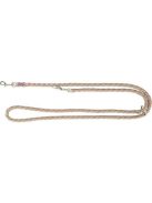 Trixie Cavo Leash - állítható, fonott póráz (sangria málna/petrol kék) kutyák részére (L-XL) 2m/ø18mm