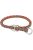 Trixie Cavo Stop-the-pull Collar - fonott nyakörv (rozsdabarna/grafit szürke) kutyák részére (S-M) 35-41/Ø12mm