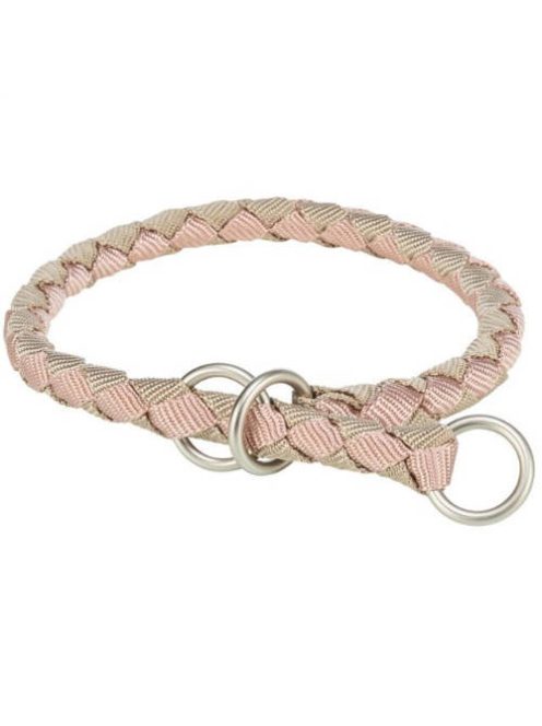 Trixie Cavo Stop-the-pull Collar - fonott nyakörv (mályva/homok szín) kutyák részére (M) 39-45/Ø12mm