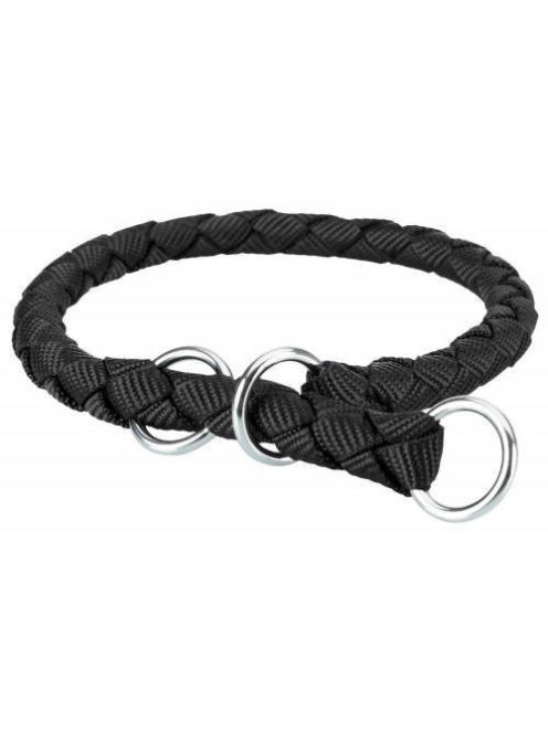 Trixie Cavo félfojtó nyakörv - fekete (M-L) 43-51cm/Ø18mm