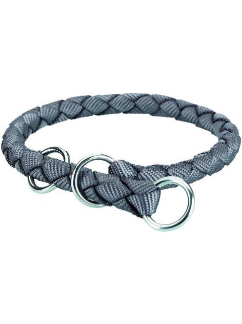 Trixie Cavo - fonott nyakörv - grafitszürke - (S) 30-36/Ø12mm