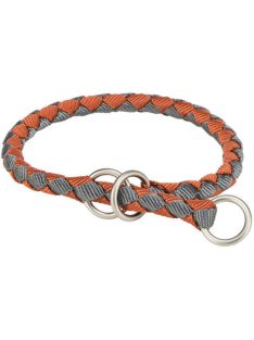   Trixie Cavo Stop-the-pull Collar - fonott nyakörv (rozsda/grafitszürke) kutyák részére (S) 30-36/Ø12mm