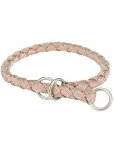   Trixie Cavo Stop-the-pull Collar - fonott nyakörv (mályva/homokszín) kutyák részére (S) 30-36/Ø12mm