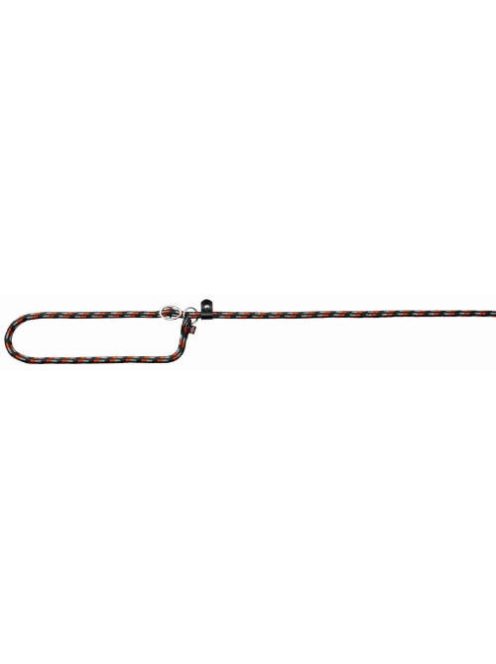 Trixie Mountain Rope Retriever Leash - állítható retriver póráz fonott kötélből (fekete,narancs) L-XL (1,7m/Ø13mm)