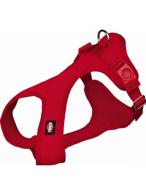 Trixie Comfort Soft hám - piros (S-M) 35-60cm/20mm