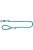 Trixie Be Nordic Leash - póráz fonott kötélből (petrolkék/világos szürke) L-XL (1m/Ø13mm)
