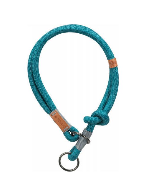 Trixie Be Nordic Collar - nyakörv fonott kötélből (petrolkék/világos szürke) S-M (40cm/Ø8mm)