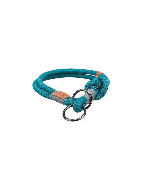 Trixie Be Nordic Collar - nyakörv fonott kötélből (petrolkék/szürke) S (35cm/Ø6mm)