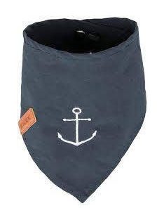   KT24: Trixie Be Nordic neckerchief - kendős nyakörv (sötétkék, mintával) kutyák részére (L) 50cm