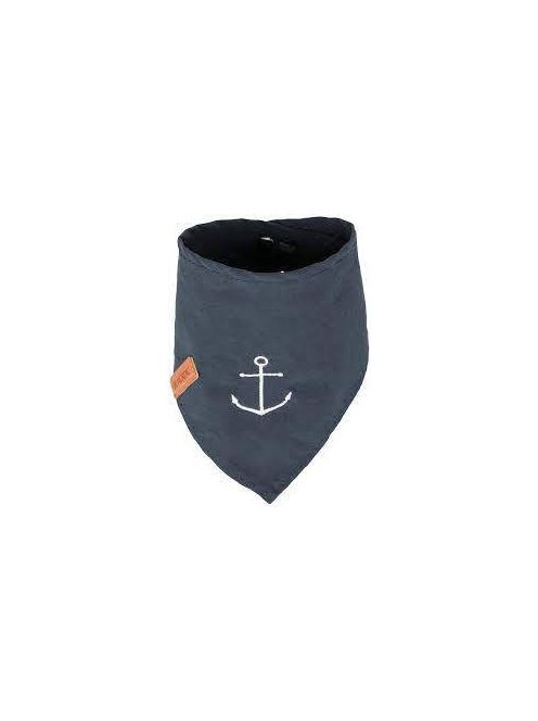 KT24: Trixie Be Nordic neckerchief - kendős nyakörv (sötétkék, mintával) kutyák részére (L) 50cm