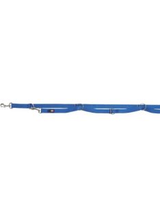  KT24: Trixie Premium Adjustable Leash, Extra Long - állítható póráz - kék (L-XL) 3m/25mm