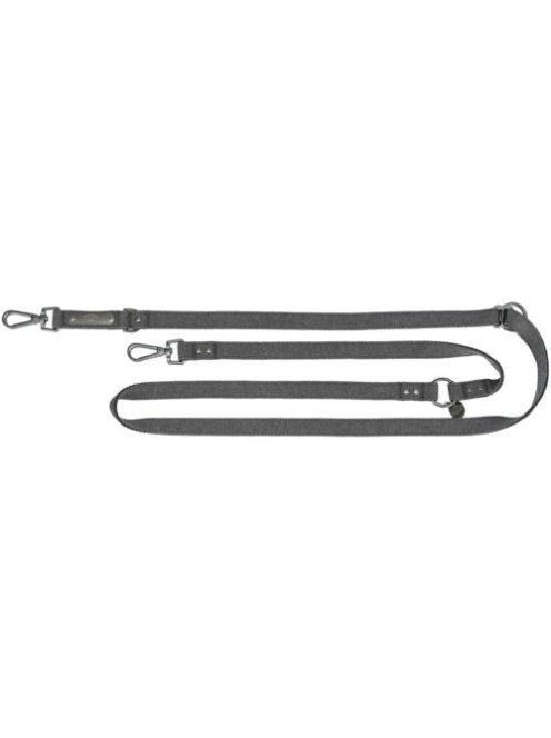 Trixie Citystyle V-lead - póráz, pamutból (fekete) kutyák részére (M-L:2.00m/20mm)