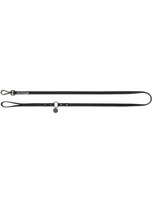 Trixie CityStyle Lead (S-M) - póráz (PVC bevonattal/ fekete) kutyák részére (1,2m/13mm)