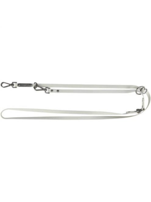 Trixie CityStyle Adjustable Lead (L-XL) - állítható póráz (PVC bevonattal/világosszürke) kutyák részére (2m/20mm)