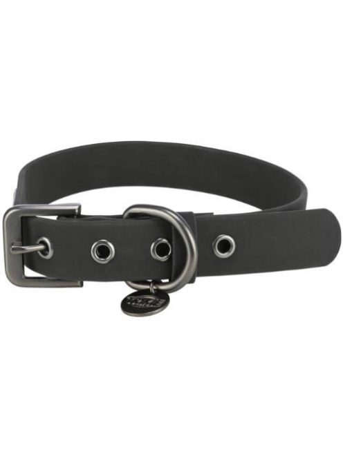 Trixie Citystyle Collar - nyakörv (fekete, PVC) kutyák részére (S-M:30-37cm/20mm)