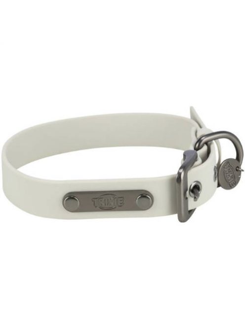 Trixie Citystyle Collar - nyakörv (világosszürke, PVC) kutyák részére (M-L:40-47cm/25mm)