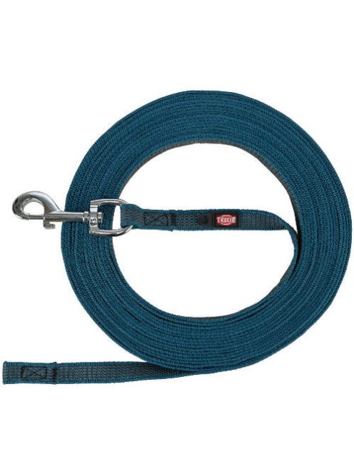 Trixie Tracking Leash, rubberized - nyomkövető póráz, gumírozott, L-XL: 10m/17mm, benzin