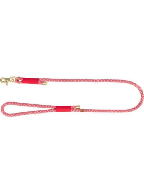 Trixie soft rope lead - póráz (piros/krém) kutyák részére (M-L: 1m/10mm)