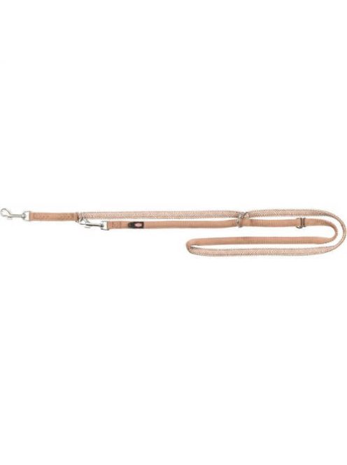 KT24: Trixie Premium Adjustable Lead with Neoprene Padding - álítható póráz (mozaik mintás/karamell) L-XL (2m/25mm)