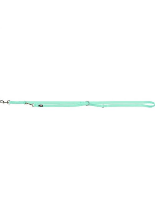 KT24: trixie prémium állítható póráz - menta - (M-L) 2m/20mm