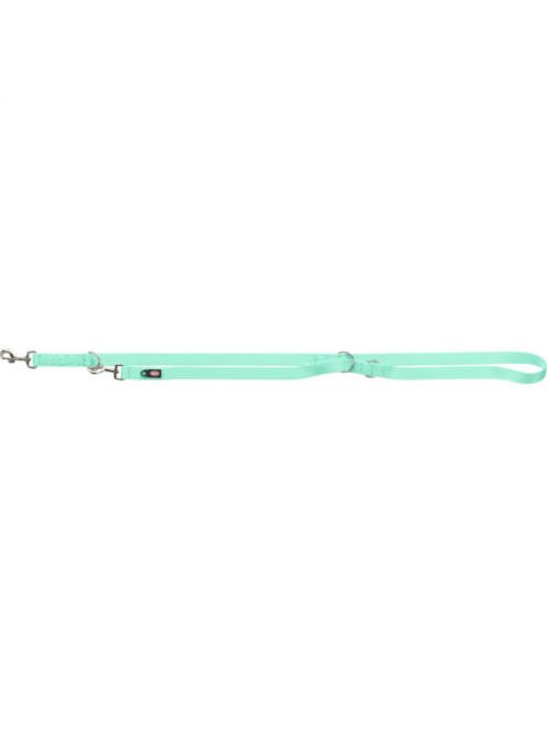 KT24: Trixie prémium állítható póráz - menta - (L-XL) 2m/25mm