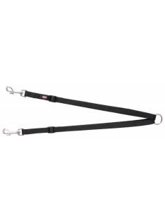   Trixie Premium Coupler - páros póráz - fekete - (XS-M) 40-70cm/15mm