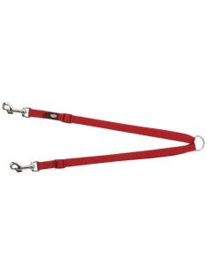   Trixie Premium Coupler - páros póráz - piros - (XS-M) 40-70cm/15mm
