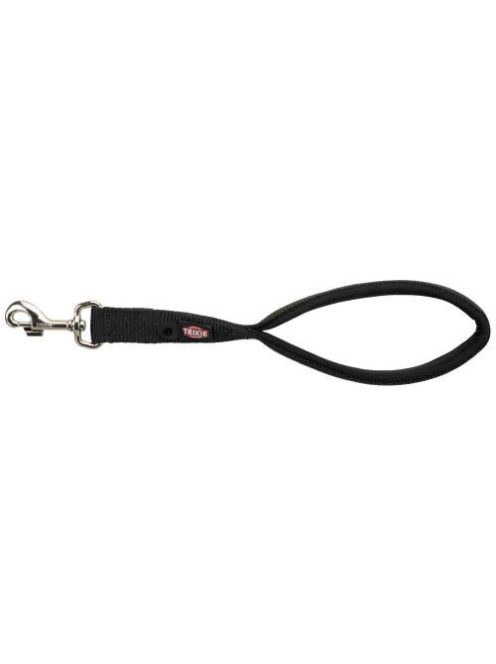 Premium Short Leash - rövid póráz - fekete  (M-XL) 37cm/25mm