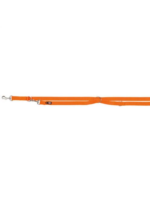 KT24: Trixie prémium állítható póráz - papaya sárga - (XS) 2m/10mm