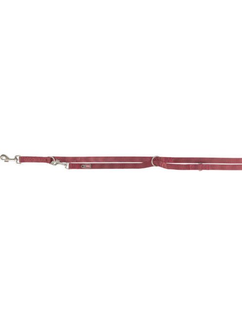 Trixie prémium állítható póráz -sangria málna - (XS) 2m/10mm