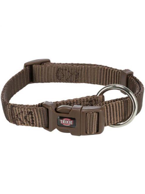 KT24: Trixie Premium Collar - nyakörv (mogyoró) kutyák részére (S) 25-40 cm/15 mm
