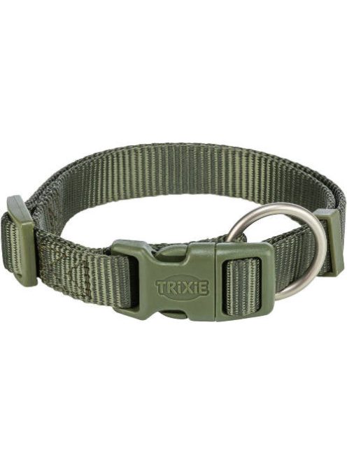 Trixie Premium Collar - nyakörv (olívazöld) kutyák részére (S) 25-40cm/15mm