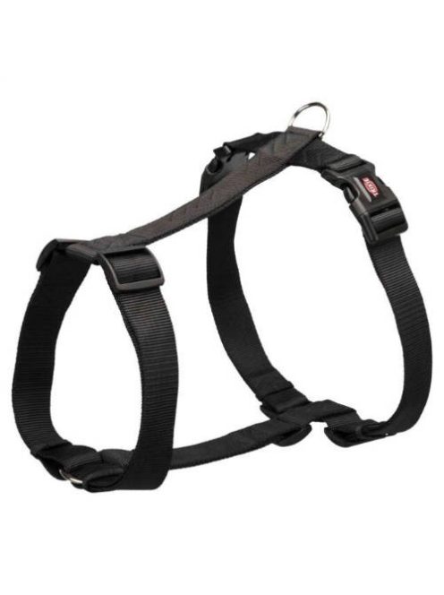 Trixie Premium H-harness - hám (fekete) kutyák részére (S-M) 42-60cm/15mm